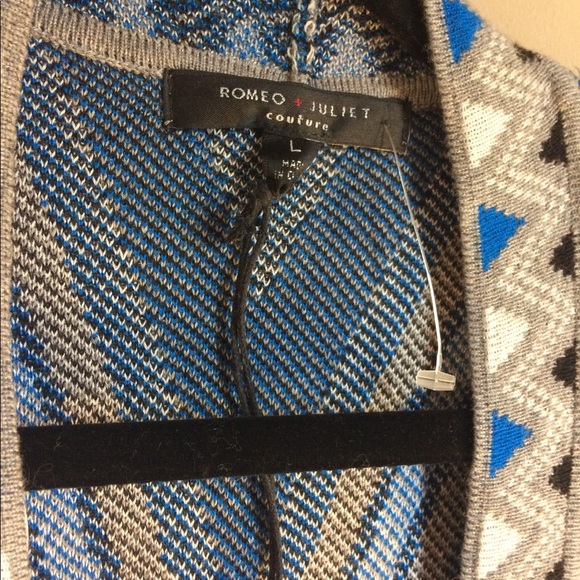 NWOT Romeo & Juliette Couture Fringe long sweater - Picture 4 of 6